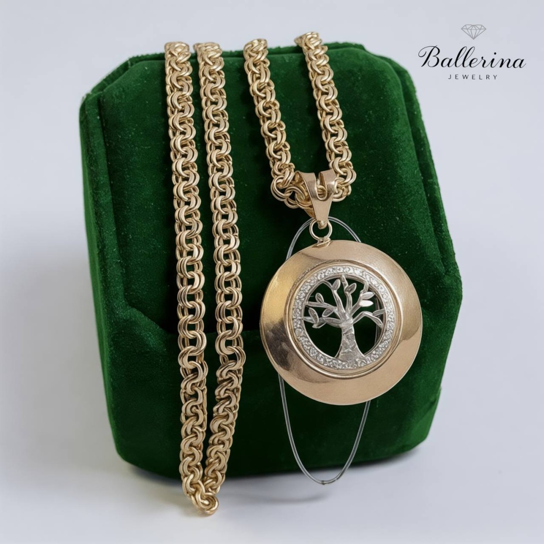 Колье Ballerina Jewelry 200619 длина 55 см вес 6.5 г золото, без вставок