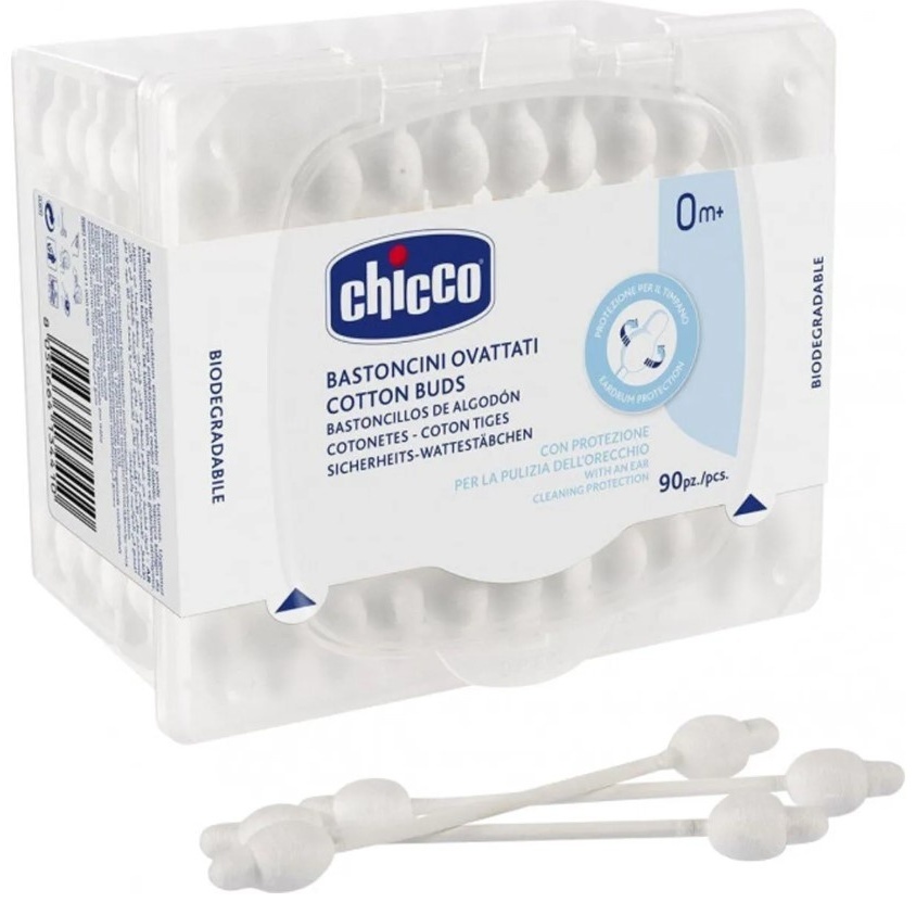 Chicco ватные палочки 0+ 90 шт