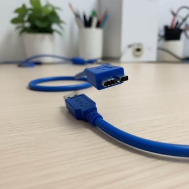 Кабель micro-USB 3.0 (M), 0.5 м, 5850 синий