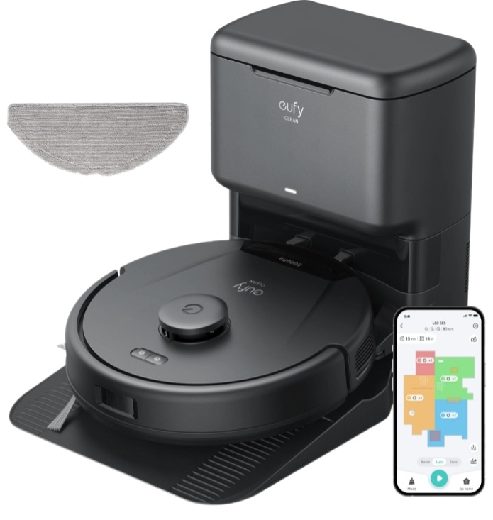 Робот-пылесос EUFY L60 Hybrid черный