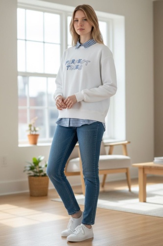 Толстовка FASHION белый