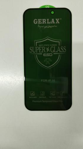 Стекло для Apple iPhone 16 30375091_207289715 черный