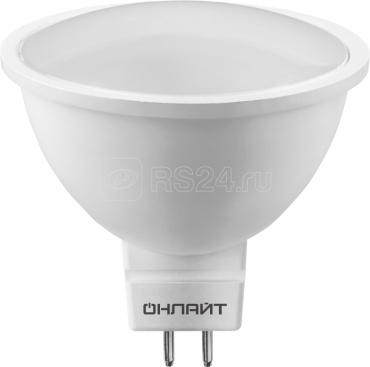 ОНЛАЙТ 7W GU5.3, светодиодная, холодный белый