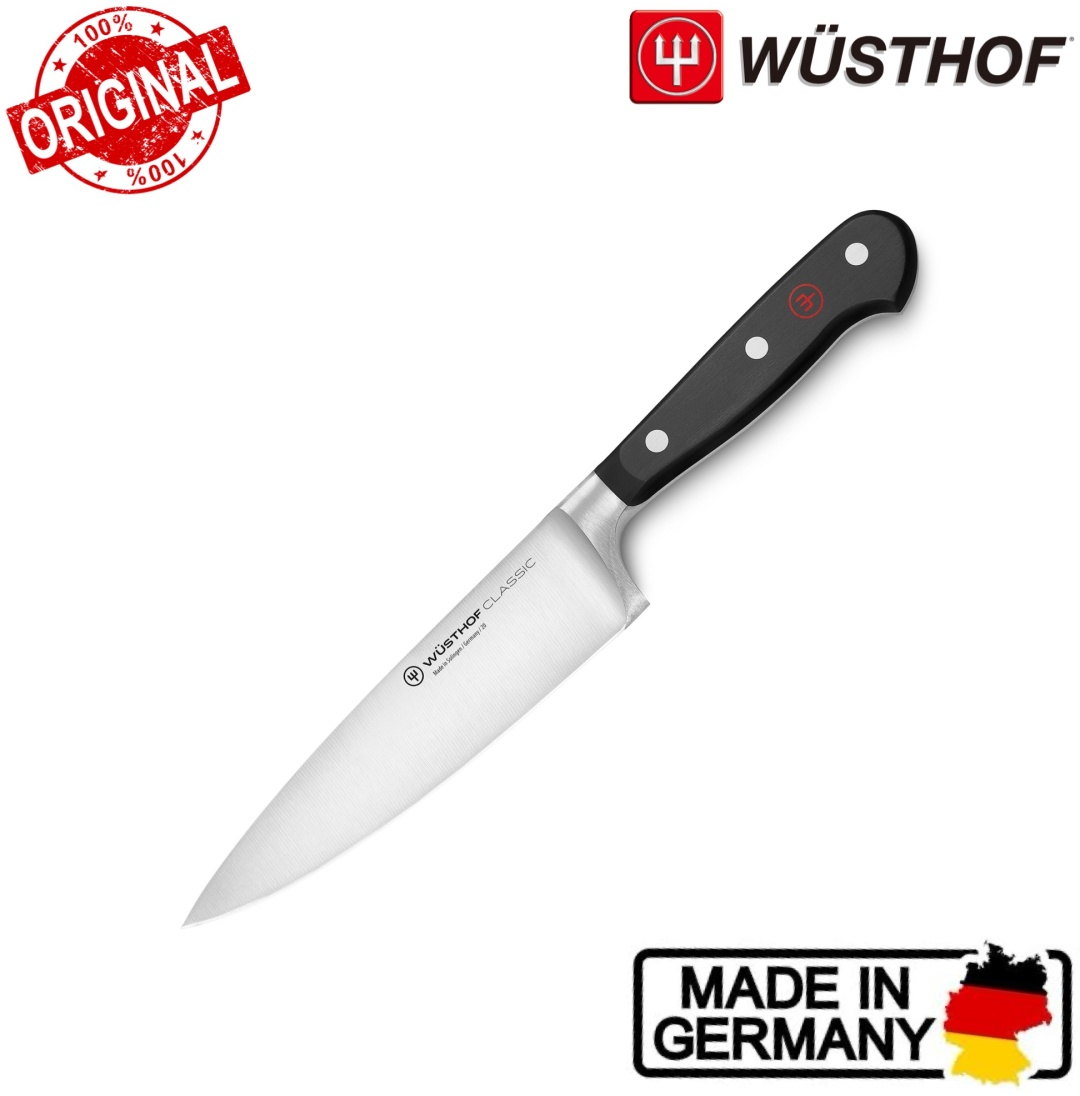 Нож поварской WUSTHOF Classic Chef's Knife, лезвие: углеродистая сталь 1 шт
