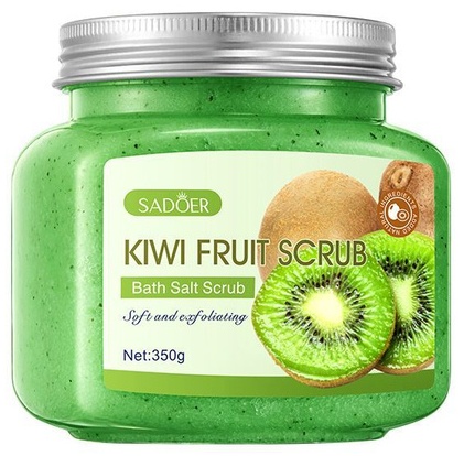 SADOER скраб Kiwi Exfoliating Cleansing Scrub Cream Отшелушивающий очищающий крем-скраб для тела 350 мл