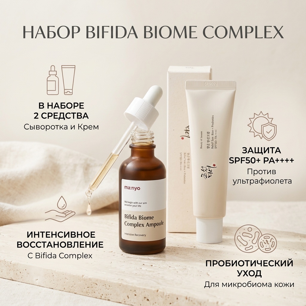 MANYO Bifida Biome Complex набор по уходу за лицом для женщин