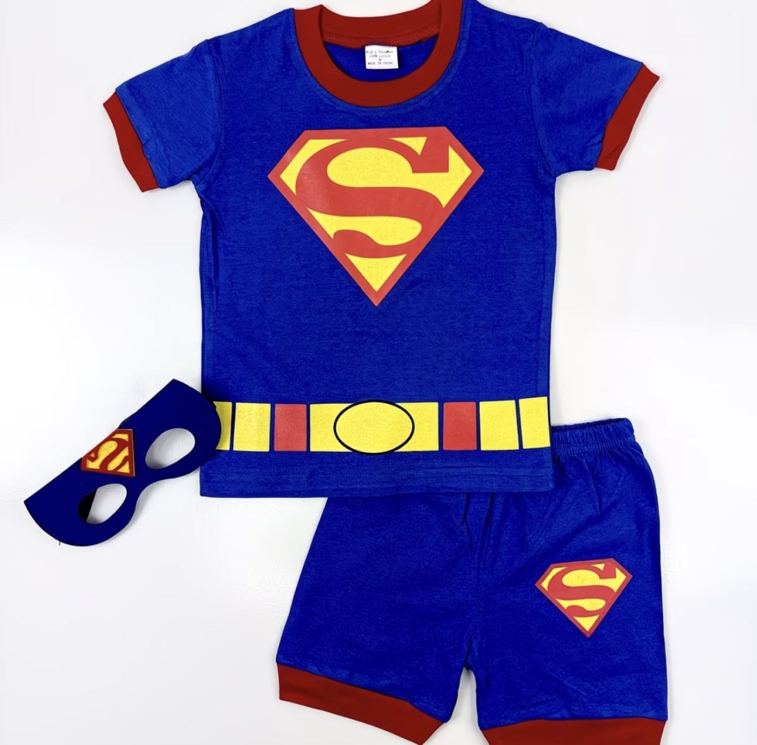Комплект SUPERMAN синий, красный, желтый