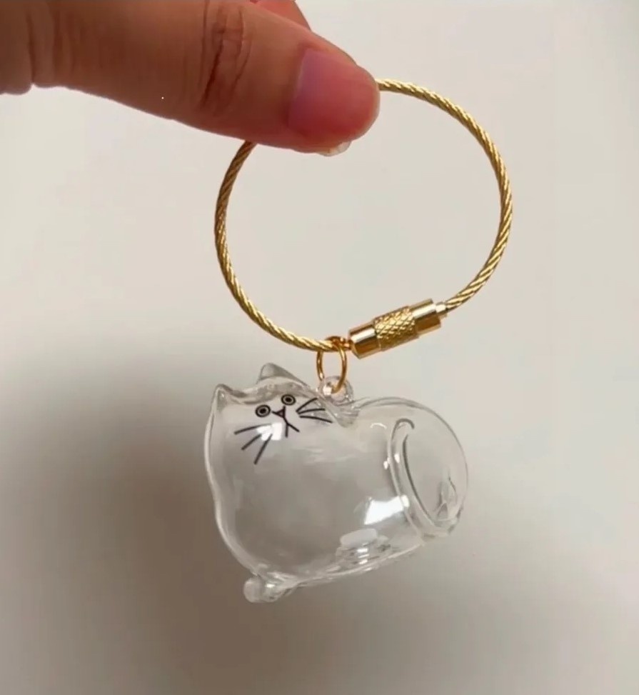 Брелок для шерсти кота, питомца, 2.5x4.5 см