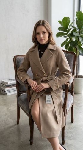 Пальто MaxMara бежевый