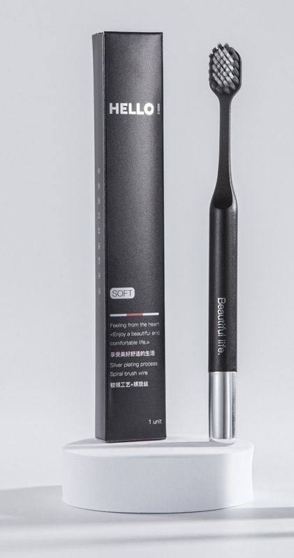 Ultra Care Black ZUB-SOFT-HELLO-01 зубная щетка мягкая 1 шт