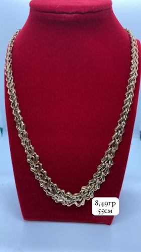 DARI GOLD 56655 длина 55 см, вес 8.49 г золото, плетение фантазийное