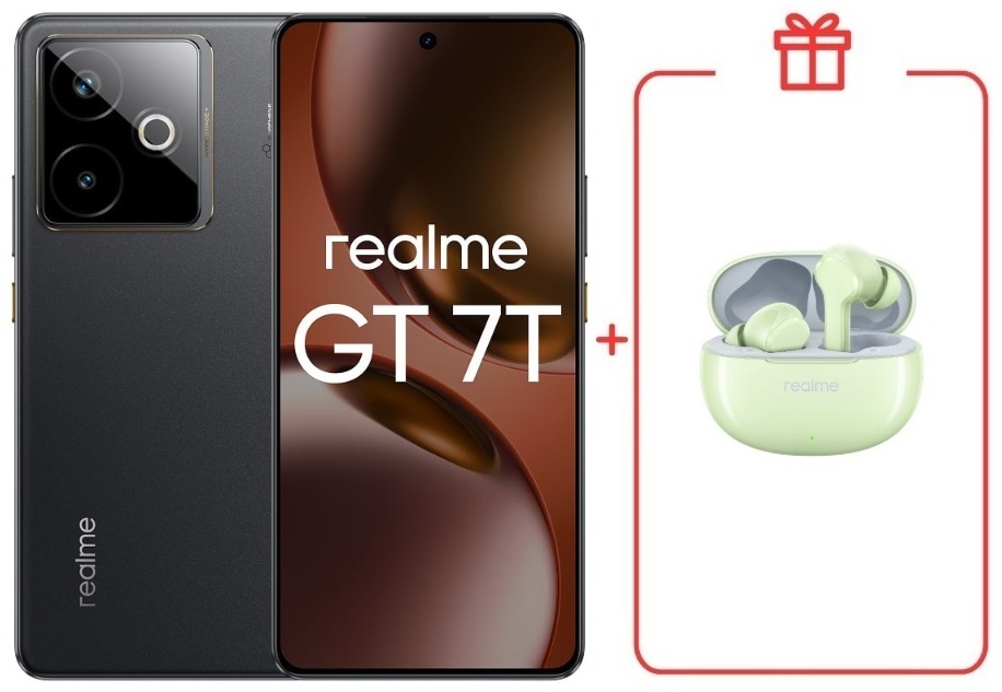Смартфон Realme GT 7T 12 ГБ/512 ГБ черный