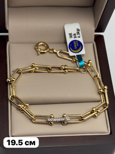 Italy Exclusive RJ Gold длина 19.5 см, вес 4.04 г золото, плетение якорное
