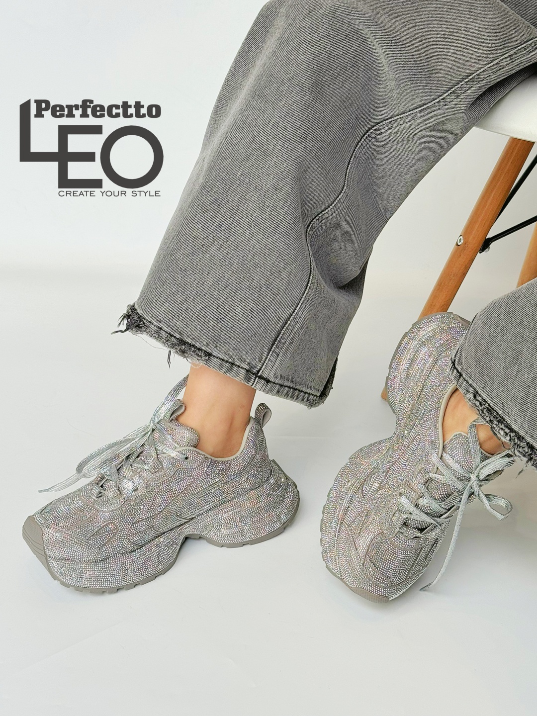 Кроссовки Perfectto серебристый