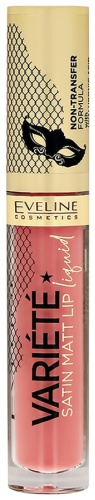 Eveline Cosmetics Variete Satin Matt Lip Liquid жидкая помада 13 Desert Rose