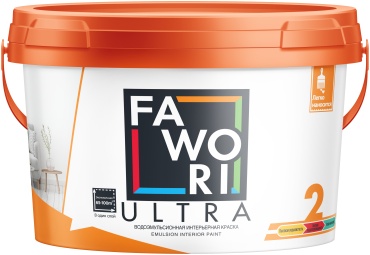 Fawori акриловая ULTRA 2 2.5 л, белый цвет