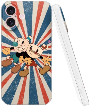 Чехол Mcover для Apple iPhone 16 рисунок