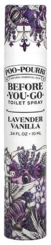Аэрозоль Poo-Pourri Спрей для туалета Before-You-Go, лаванда и ваниль, 10 мл 10 мл