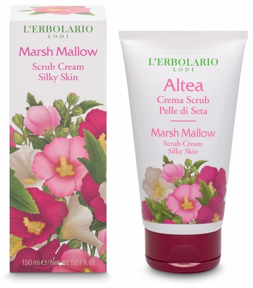 L'Erbolario скраб Marsh Mallow Scrub Cream Silky Skin для тела 150 мл