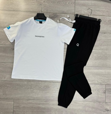 Повседневный костюм Qazaqstan белый
