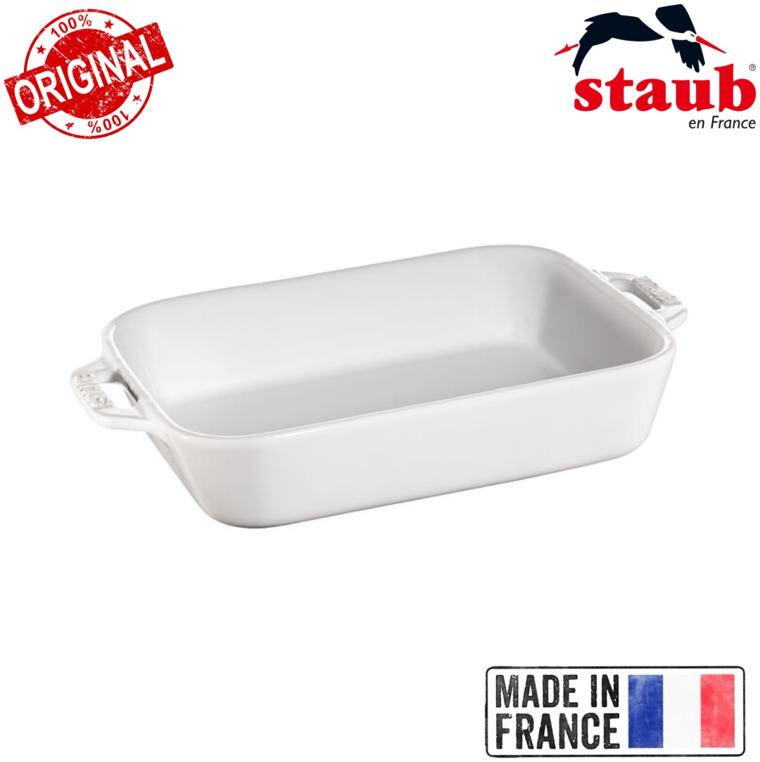 Staub форма Oven Dish White, керамика