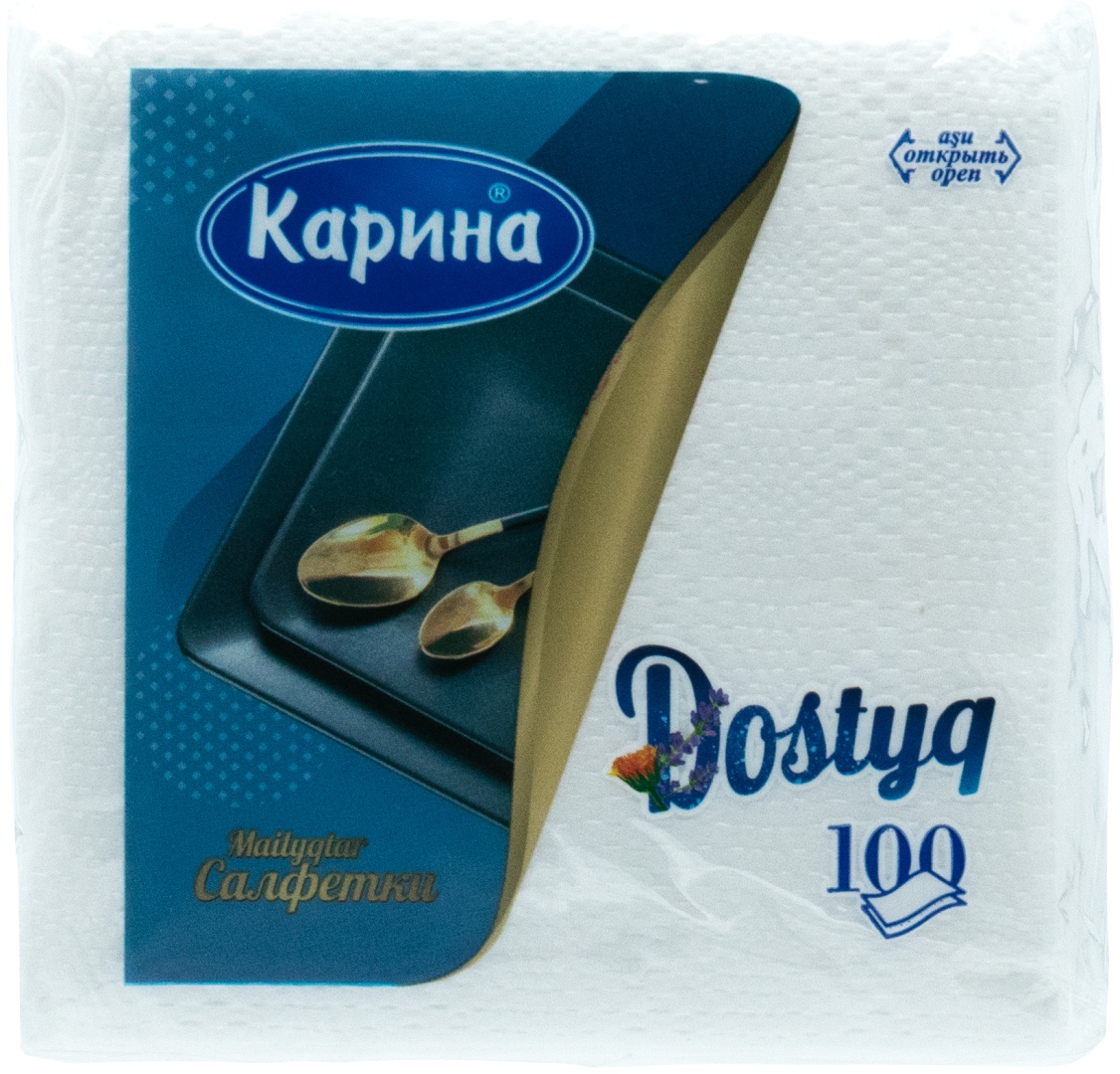 Бумажные салфетки Карина САЛФЕТКИ ЛОЖКИ 100 шт
