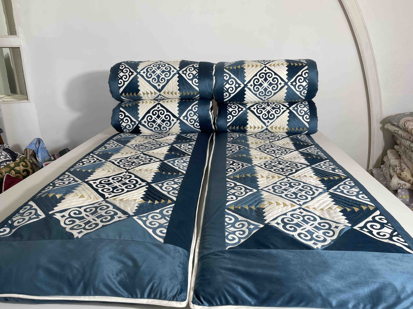 Samruk körpe корпе 230x80 см, вата, бирюзовый