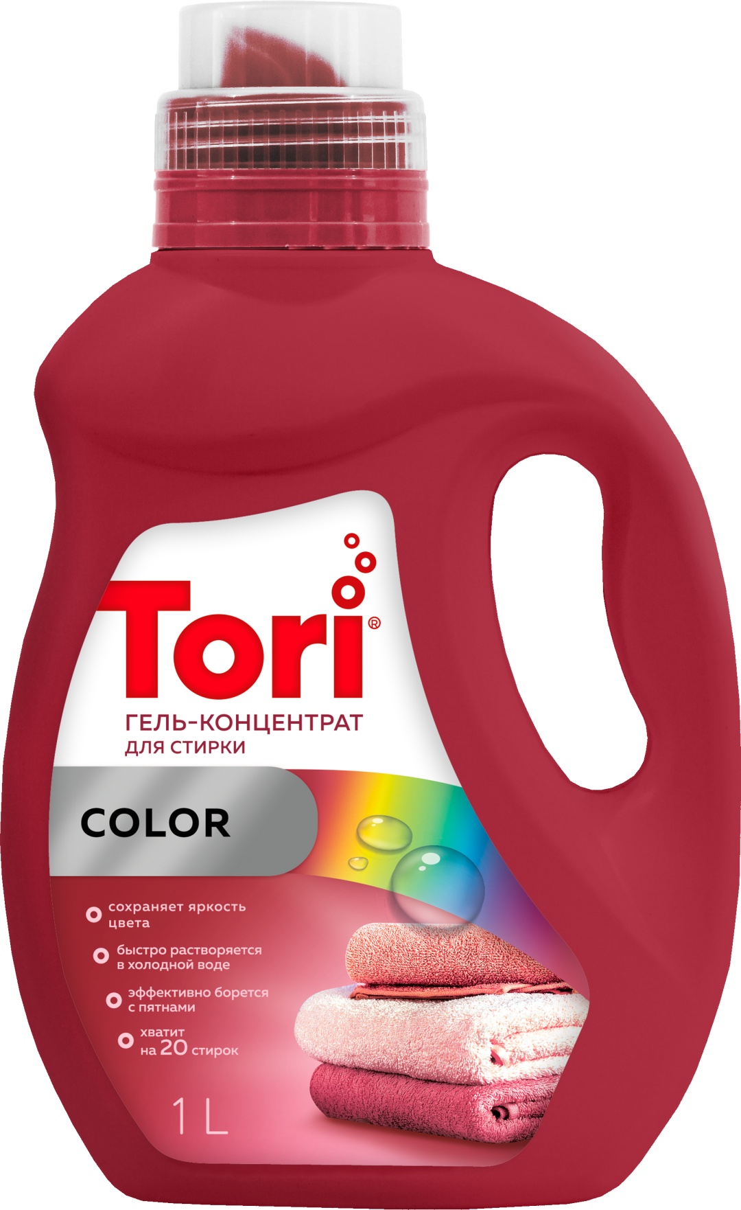Tori Color концентрированный гель для стирки 1 л