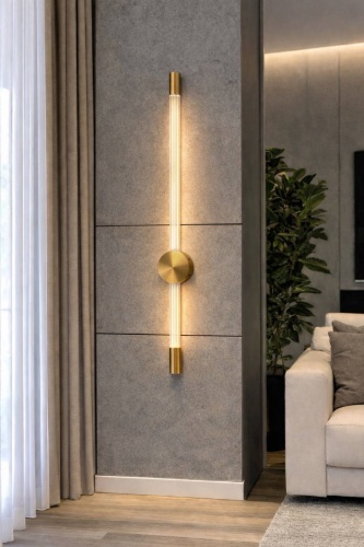Бра настенный RRR Brand LED, латунь