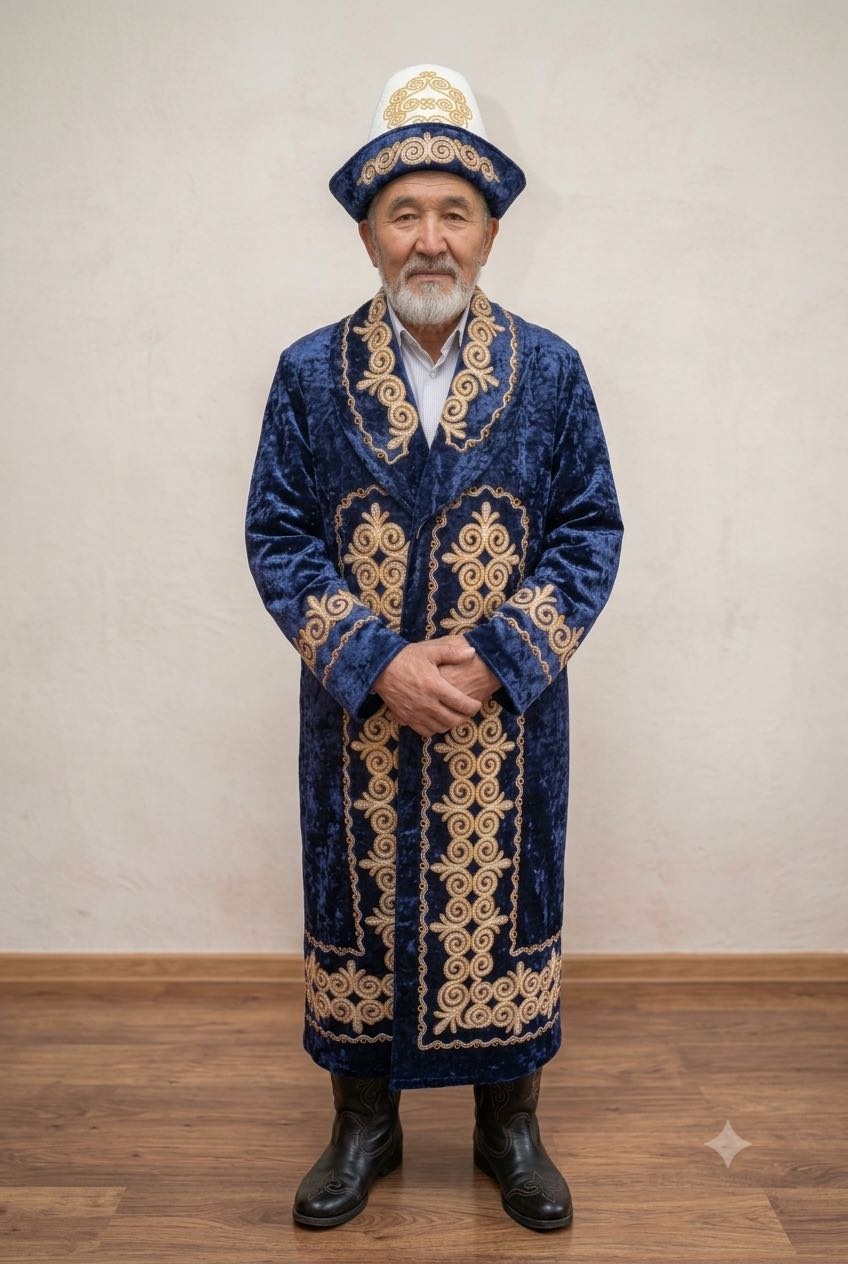 Национальный костюм синий