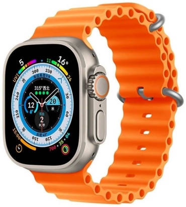 Ремешок MMARKET для Apple Watch Series 11 оранжевый