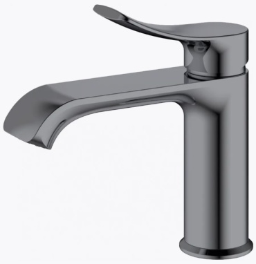 Смеситель для раковины (умывальника) Haiba HB10553-3 графит, однозахватный