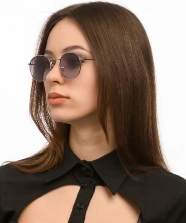RITA BRADLEY солнцезащитные очки круглые антибликовые