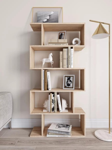 Стеллаж напольный Loft 993417, 72x25x144.6 см, бежевый