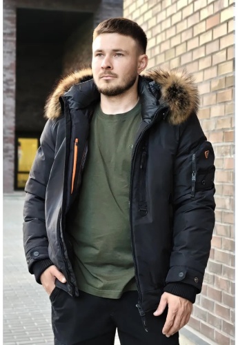Бомбер ZAKA черный