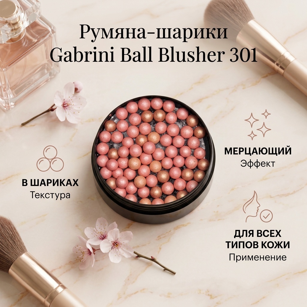 Gabrini Ball Blusher румяна 301