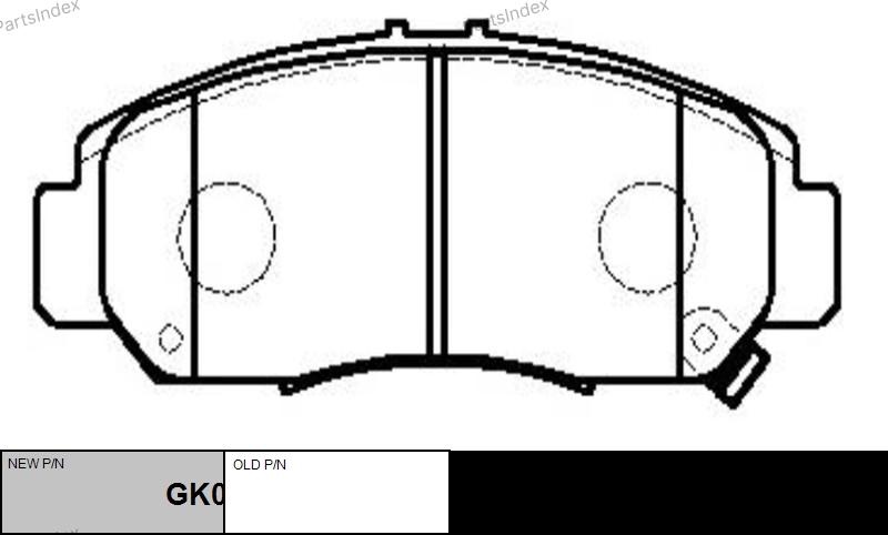 CTR Колодки Тормозные Дисковые GK0329