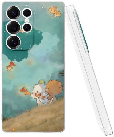 Чехол Mcover для Samsung Galaxy S25 Ultra рисунок