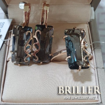 BRILLER 0976545888 вес 16.53 г золото, черный брилиант