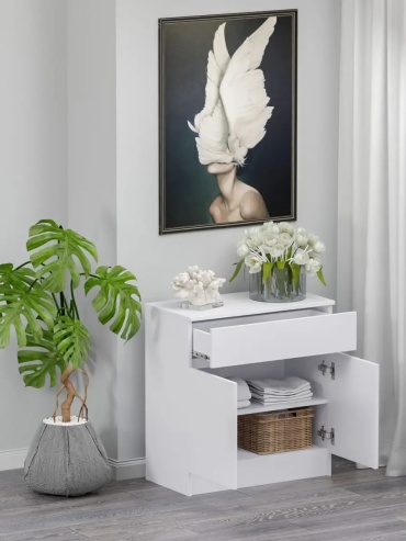 Комод Aiba Mebel Элегантность, 70x36x73 см, белый