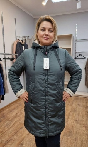 Демисезонная куртка G&LC.Janiee темно-зеленый