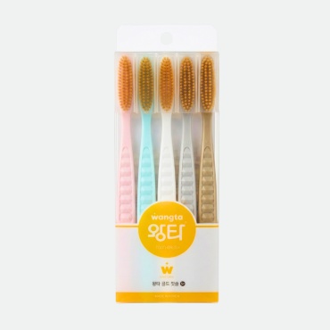 Wang Ta Набор из 5 зубных щёток Gold 5pcs зубная щетка мягкая 5 шт