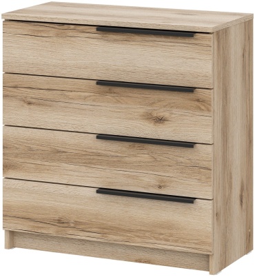 Комод Aliwood 4001, 70.2x33.4x72.9 см, коричневый