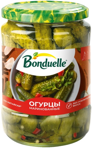 Огурцы Bonduelle маринованные по-китайски 500 мл