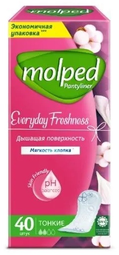 Molped прокладки ежедневные Molped Everyday Freshness 40 шт
