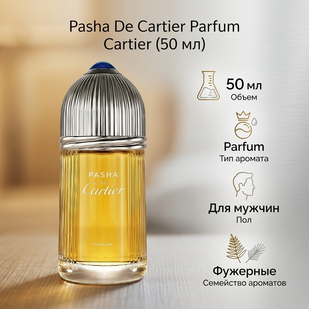 Cartier Pasha De Cartier духи PARFUM 50 мл, для мужчин