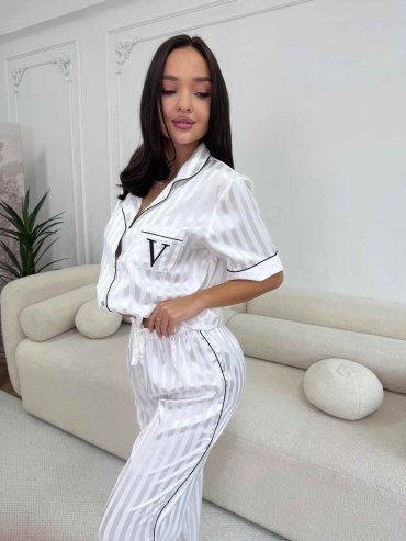 Пижама Luna Luxe белый