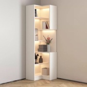 Стеллаж угловой Aiba Mebel Aiza, 60x30x180 см, белый