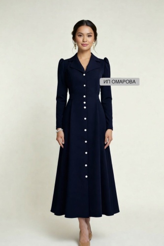 Вечернее платье NUR Collection синий, темно-синий