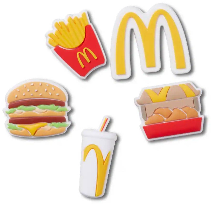 Crocs джиббитсы McDonald's 5 шт